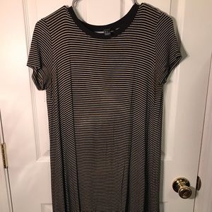 Black t-shirt dress